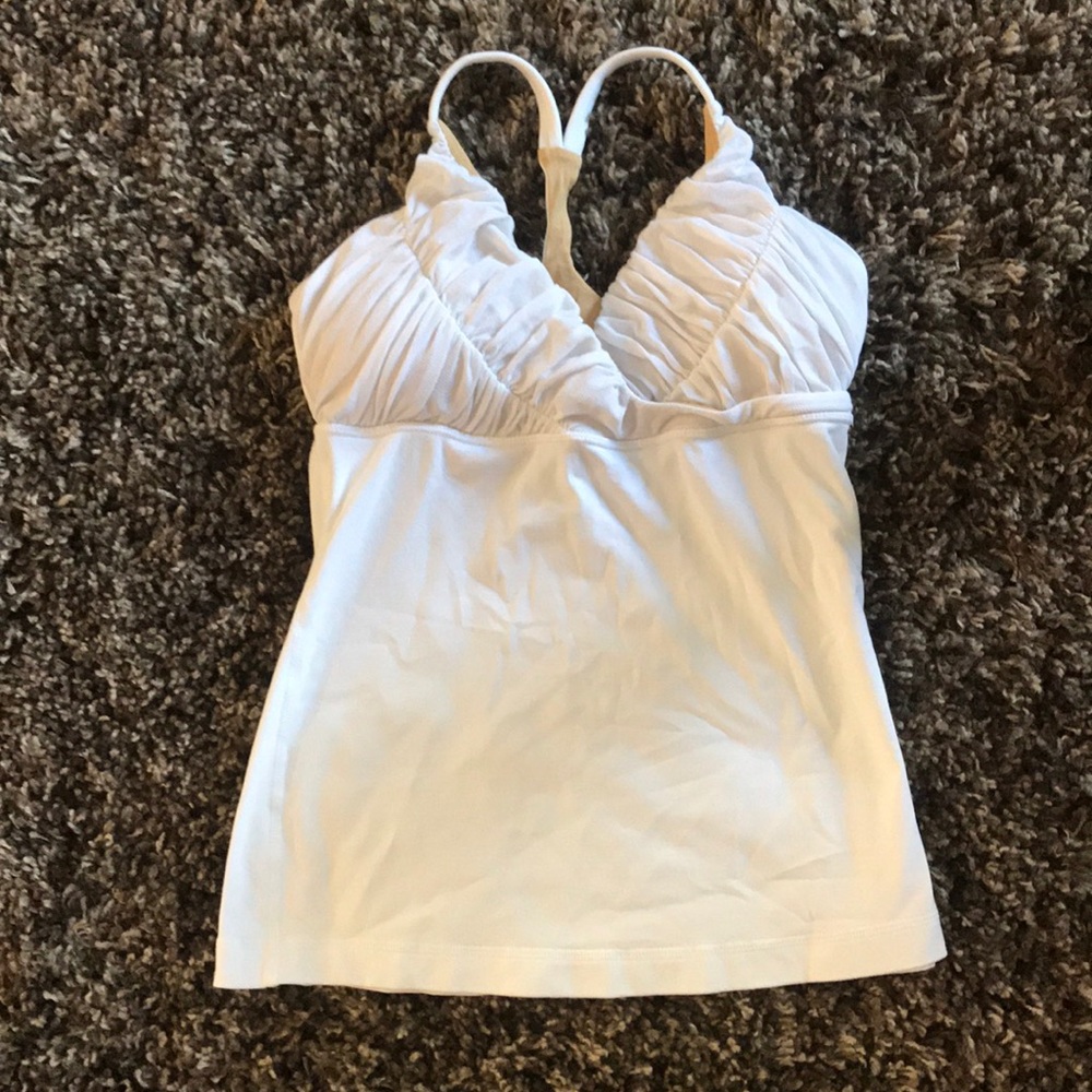 Lululemon White Tank Top